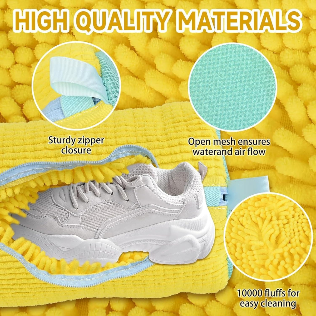 2-Pack Shoe Washing Machine Bags